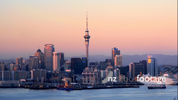 Auckland City Sunrise Time Lapse 24508